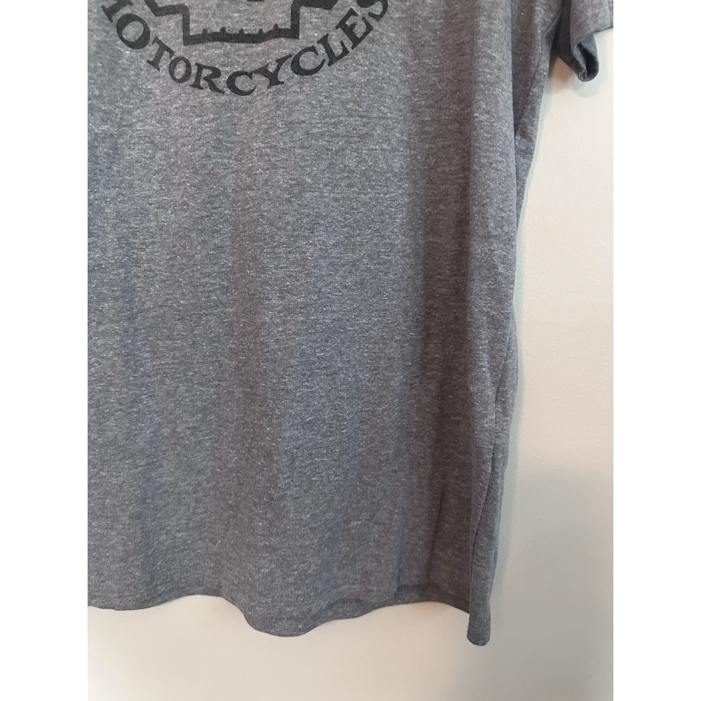 Harley Davidson Men's Willie‎ G Skull Graphic T-Shirt Gray MEDIUM 50/50 Cotton - Picture 4 of 14